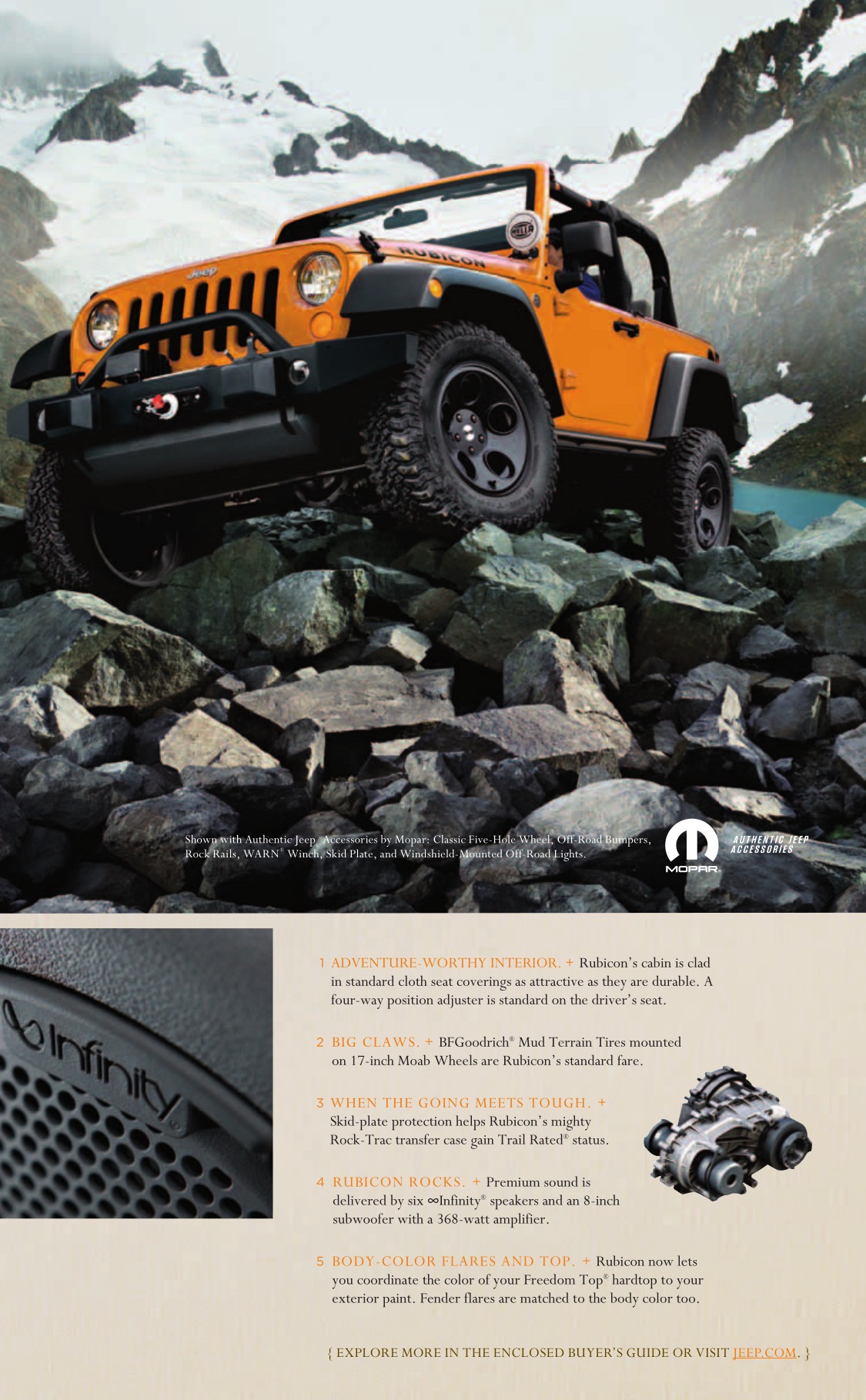 2012 Jeep Wrangler Brochure Page 20